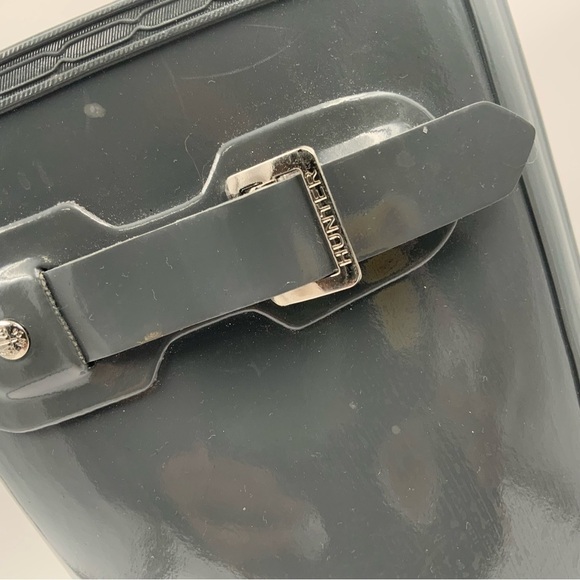 Hunter Women’s Original Gloss Tall Classic Waterproof Gray Rain Boots US Size 5. - Picture 5 of 11